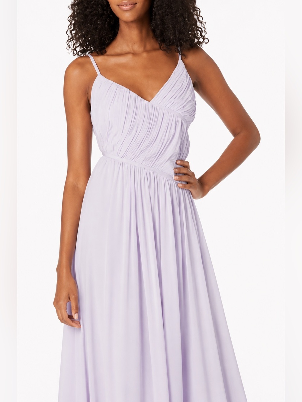 NWT Trina Turk Cherry Grove Lavender Purple Maxi Dress Size Large - Picture 3 of 12